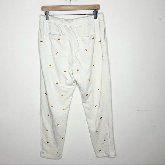 LOU & GREY Pumpkin Pie Embroidered Lounge Sweatpants Size Large - Picture 3 of 11